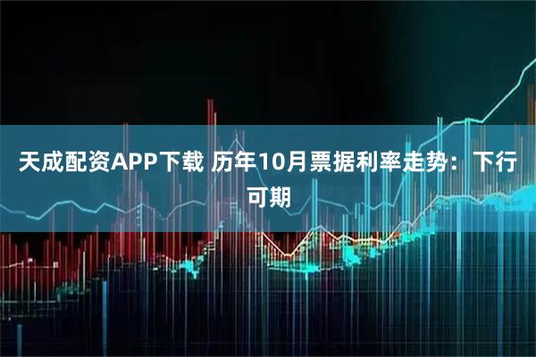 天成配资APP下载 历年10月票据利率走势：下行可期