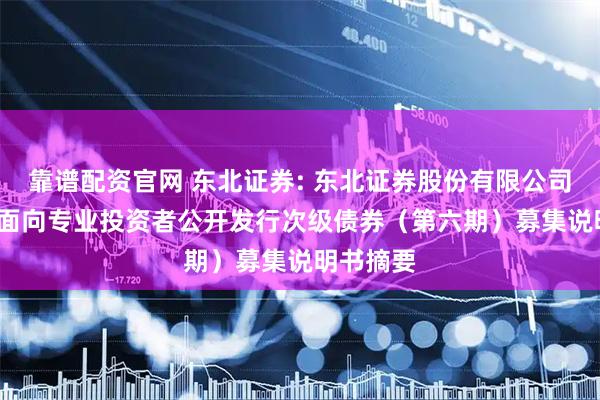 靠谱配资官网 东北证券: 东北证券股份有限公司2025年面向专业投资者公开发行次级债券（第六期）募集说明书摘要